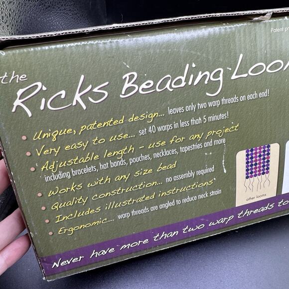 Beadsmith Ricks Beading Loom By Bead Smith New In Open Box - Picture 2 of 8